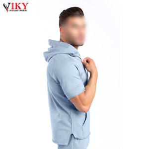 Ensembles sweats à capuche pour hommes avec short pulls unis en molleton de coton pur vente en gros de sweats à capuche de qualité supérieure BY VIKY INDUSTRIES - Product Image 5