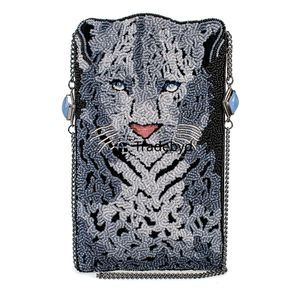 Patch bohème coloré brodé à la main pochette ethnique sac à main pour filles style motif géométrique par Tradebyd - Product Image 1