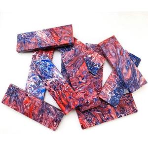 Écailles de manche de couteau en résine de couleur vibrante bloc de résine fait à la main pour les fabricants de couteaux matériel de poignée de bricolage pour des couteaux personnalisés uniques - Product Image 6
