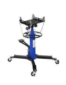 Cric hydraulique <span class=keywords><strong>de</strong></span> transmission robuste, réglable, télescopique, commande par pédale, roues pivotantes pour garage et atelier - Product Image 2