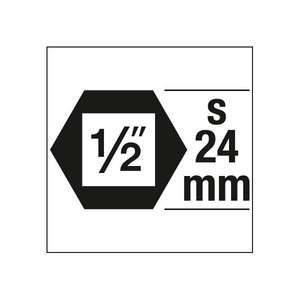 Hazet 1/2'' Hexagonal <b>Impact</b> <b>Socket</b> Durable and Versatile Tool - Product Image 2