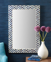 Espejo de Pared Rectangular de Madera y Resina Hecho a Mano, Moderno, de Lujo, Ecológico, Ligero y Duradero, con Color Personalizable, Ideal para Bodas
