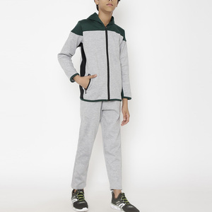 Survêtement imprimé de logo personnalisé de haute qualité pour garçons, enfants, collection d'hiver, vêtements de sport, coupe confortable, mode tendance - Product Image 2