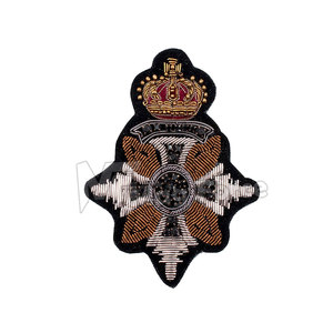 Logotipo de moda personalizado, muestra gratis, nuevo diseño, precio bajo, accesorios de ropa, alambre de lingotes, parches bordados, insignias bordadas - Product Image 3