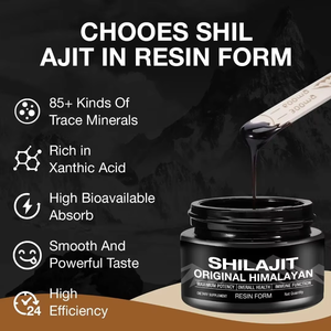 Résine de Shilajit de l'Himalaya pure et biologique 99% originale pour hommes et femmes, marque Isar, qualité alimentaire pour l'énergie, la force, l'immunité, Inde - Product Image 5