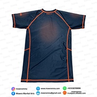 Dernier design 2024, nouvelle chemise de combat MMA grande taille, respirante, à séchage rapide, compressive, écologique, antibactérienne, logo personnalisé
