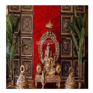 Tamilian boda tema antiguo entrada decoración real tradicional boda bienvenida Ganesha elegante boda entrada Decoración - Product Image 1