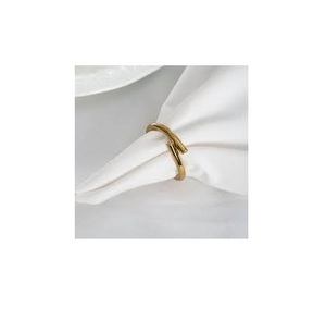 Anneau de serviette en métal fait à la main, vente chaude personnalisée, Restaurant occidental, laiton Antique, rangement de serviettes européennes de luxe, forme ronde - Product Image 6