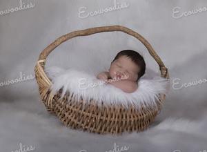 Qualité supérieure Photographie En Bois Prop Caisse En Bois Bébé Photos Nouveau-Né Panier Poignée pour Chambre Salon Ferme - Product Image 5