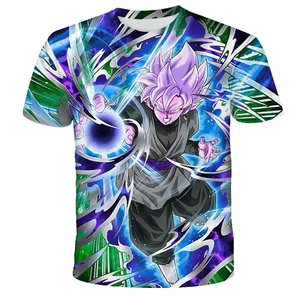 Camisetas Personalizadas con Logotipo de Anime en la Parte Delantera, Impresión Digital, para Hombre, 100% Poliéster, Secado Rápido, Manga Corta, Ropa Casual - Product Image 2