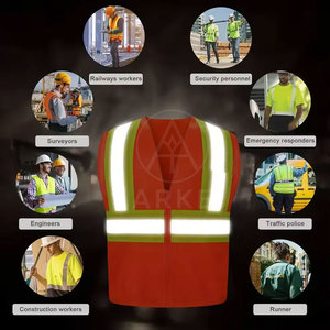 Diseño personalizado Color sólido Chaleco DE SEGURIDAD Sin mangas Hecho en Pakistán Chaleco DE SEGURIDAD duradero Hecho en Pakistán - Product Image 4