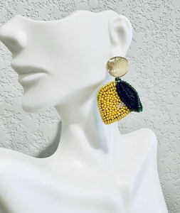 Pendientes Únicos para Mujer Hechos con Cuentas de Vidrio 100%, Diseño de Cuentas Atractivo, Ligeros, Cómodos y de Alta Calidad - Product Image 2