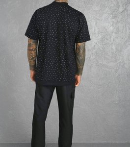 Camisetas de Hombre con Cuello Redondo, Estampado Vintage, Pedrería, Logotipo Personalizado, Ropa Masculina, Precio al por Mayor, Camisetas con Pedrería - Product Image 2