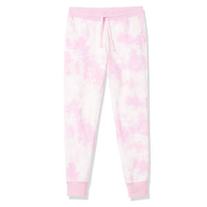 Joggers en coton personnalisés pour femmes côtelé cheville entraînement athlétique Fitness pantalon plat avant Style Streetwear pantalons de survêtement impression DTG - Product Image 1