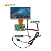Écran LCD TFT personnalisé Wisecoco de 7 pouces, IPS RGB 50 broches 800x480 400 nits, module de panneau tactile rétroéclairé WLED FPC