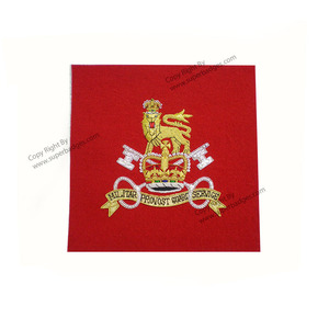 Insignias de parches bordados de níquel de alta calidad, último estilo con decoración de cuentas, cosido para uso al por mayor - Product Image 1