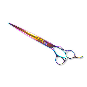 Titanium Color Coated Grooming <b>Scissors</b> Straight Sharp Blades <b>Dog</b> Grooming <b>Scissor</b> Made German Stainless Steel - Product Image 1