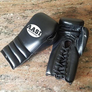 Guantes de Boxeo de Cuero para Entrenamiento, 6OZ 8OZ 10OZ 12OZ 14OZ 16OZ, Estilo Metálico de Alta Calidad, Nuevo Diseño Deportivo - Product Image 3