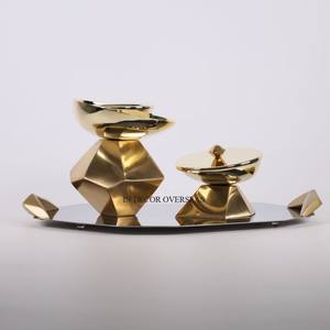 Quemador de incienso Bakhoor de Metal pulido con espejo Brillante De plata decorativa para mesa de hogar y hotel con bandeja de la India al precio más bajo - Product Image 4