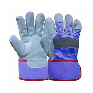 Vente en gros Protection Construction Industry Rigger Gants de travail en cuir de sécurité blancs - Product Image 6