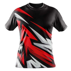 เสื้อยืดกีฬาคุณภาพสูง ผ้าเทอร์รี่ พิมพ์ลาย ทรงหลวม ไหล่ตก เป็นมิตรกับสิ่งแวดล้อม แห้งเร็ว รับสกรีนลายเต็มตัวด้วยเทคนิคซับลิเมชั่น เสื้อยืดผู้ชาย - Product Image 3