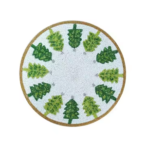 ที่รองจานประดับด้วยลูกปัดงานปักที่ดีที่สุดสำหรับโต๊ะอาหารทำมือ - Product Image 4