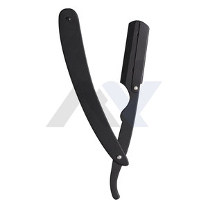 Fabricant de rasoirs de coiffeur Swing Lock Matt Black Rasoirs de rasage Boîte d'emballage Personnalisez vos produits de coiffeur Rasoirs de salon - Product Image 5