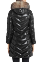 Chaqueta de Invierno 2022 para Mujer, Acolchada con Piel de Zorro, 100% Algodón, con Capucha y Cierre de Cremallera, Estilo Urbano