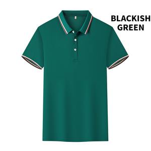 Polo de piqué de textura Premium para hombre, cuello inteligente, aspecto profesional, ideal para personal de oficina y Campo, OEM, ODM con bordado - Product Image 2