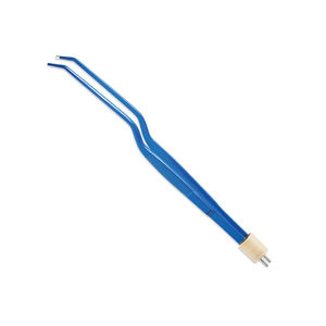 Pinces bipolaires droites européennes 16 cm réutilisables, pointe de 2 mm avec câble, pinces chirurgicales en acier inoxydable, coagulation bipolaire - Product Image 1