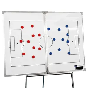 football soccer training foldable coaching board tactic board set include magnets and felt pen with eraser at wholesale price