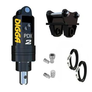 Micro-excavatrice Digga PDX2-2 avec tarière, garantie 5 ans, couple maximal 600-1200 Nm, pompe et boîte de vitesses - Product Image 5