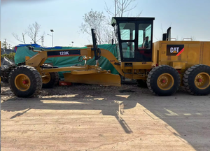 Precio barato CAT120K en buenas condiciones Motoniveladoras de oruga usadas 6 toneladas Venta caliente CAT120K/160K con alta eficiencia - Product Image 2