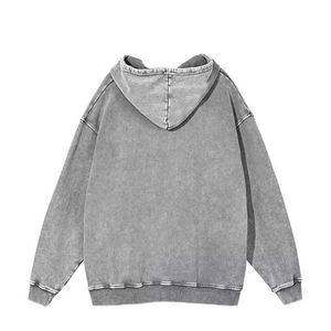 เสื้อฮู้ด OEM MAG FORCE รุ่นวินเทอร์ แอซิดวอช ผ้าฝ้ายฟลีซ ปักลาย ระบายอากาศ แห้งเร็ว สไตล์สตรีทแวร์ - Product Image 2