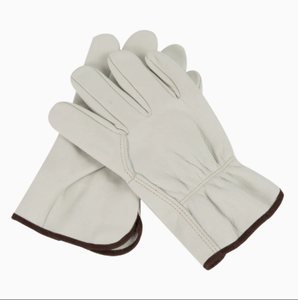 Guantes de cuero para Conductor de piel de oveja antigolpes para hombres y mujeres anticortes e ignífugos con características antideslizantes para conducir en el trabajo - Product Image 2