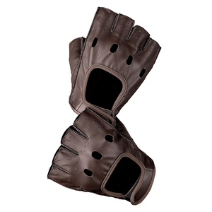 Gants de sport en cuir pour le cyclisme, demi-doigts, respirants, unisexes, avec logo personnalisé, vente en gros, design professionnel, fabriqués au Pakistan - Product Image 6