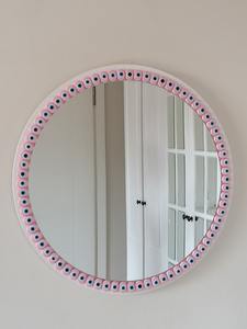 Miroir mural en mosaïque moderne et lumineux, écologique, en verre fait main, ensemble de 4 pièces pour la décoration de la maison - Product Image 6