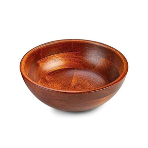 ชามไม้สำหรับอาหารค่ำทันสมัยขนาดใหญ่เครื่องครัวทนทานสำหรับสลัดผักผลไม้ทนทานต่อรอยขีดข่วน - Product Image 1