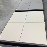Vente flash : Carreaux de sol en porcelaine mate 60x60 cm pour salle de bain et usage commercial, résistants aux acides, antidérapants, blancs