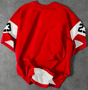 Maillot de Course/Football Authentique Saison 24-25 à Col Rond T-shirt de Course 100% Coton Tenue de Football Vêtements de Sport Maillot Ample pour Homme - Product Image 6