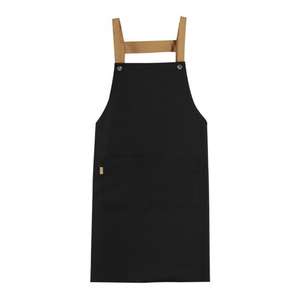 ผ้ากันเปื้อนผ้าคอตตอนโพลีเอสเตอร์ทนทานสำหรับโรงแรมร้านอาหารคาเฟ่บริกรชุดงานทำความสะอาดห้องครัวขายส่ง - Product Image 3