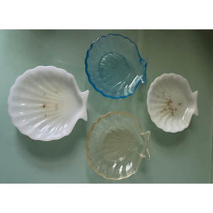 Porte-savon en verre de style moderne en forme de coquillage avec drainage automatique et motif animal, finition personnalisée pour la salle de bain à domicile ou à l'hôtel - Product Image 2