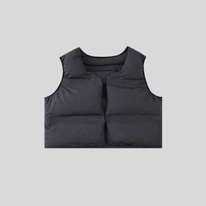 Gilet matelassé léger, chaud, isolé, en tissu doux, pour les voyages en plein air, les tenues décontractées, le quotidien et les looks streetwear - Product Image 2