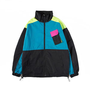 เสื้อแจ็คเก็ตกันลม2ชิ้นสำหรับฤดูหนาวคอตั้งมีซิปรูดขึ้นกันน้ำผลิตตามสั่ง - Product Image 6