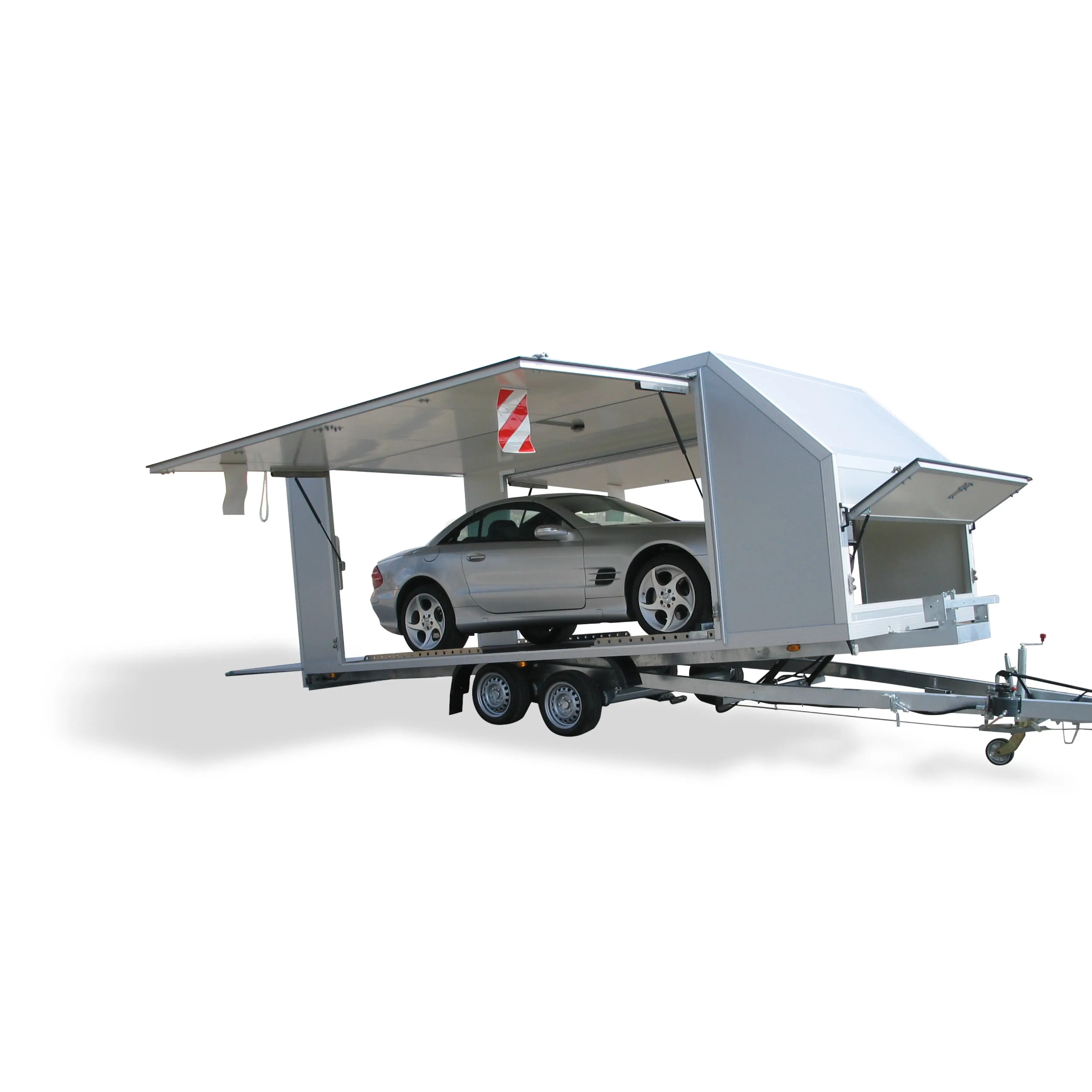 italian quality trailer MTF 5500 TK cod 205 for sports vehicles and historic cars