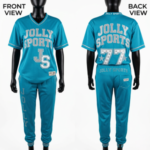 Womens 240 GSM Polyester <b>Mesh</b> Jersey Pant <b>Set</b> Teal Orange White Stripe Panels Sublimation Custom Logo Women's <b>Sets</b> - Product Image 5