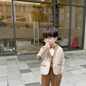 Vente en gros Vietnam Nouvelle arrivée Ensemble gilet de qualité pour bébés garçons Hot Trend Vêtements formels pour l'automne hiver 5 pièces pour 1-7 ans - Product Image 1