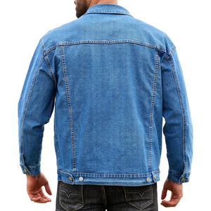 Chaqueta Vaquera de Mezclilla de Alta Calidad al por Mayor para Hombre, Chaqueta de Invierno Entallada de Mezcla de Algodón, Chaqueta Informal de Moda con Botones para Exteriores - Product Image 2