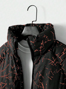 Veste bomber d'hiver en softshell personnalisée pour homme, noire, chaude, respirante, imperméable, grande taille, imprimée, avec fermeture éclair, streetwear, vente en gros - Product Image 5