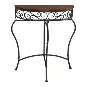 Nueva mesa de consola con marco de acero y Metal de tamaño personalizado, mesa de centro de diseño moderno de alta calidad, elegante para decoración de Hotel y hogar - Product Image 4